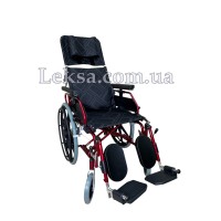 Крісло колісне алюмінієве з ручним приводом AU974LAH
