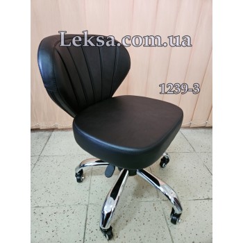 СТІЛЕЦЬ МАЙСТРА LS-1239-3 ПЕДИКЮРНИЙ зі спинкою