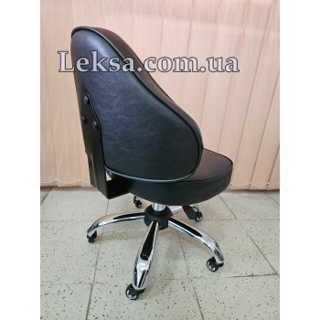 СТІЛЕЦЬ МАЙСТРА LS-1287-1 ПЕДИКЮРНИЙ зі спинкою