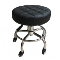 СТІЛЕЦЬ МАЙСТРА БЕЗ СПИНКИ LS-836 L Black низький педикюрний СТІЛЕЦЬ МАЙСТРА БЕЗ СПИНКИ LS-836 L Black низький педикюрний