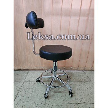 СТУЛЬЧИК МАСТЕРА СО СПИНКОЙ DS-409 BLACK СТУЛЬЧИК МАСТЕРА СО СПИНКОЙ DS-409 BLACK