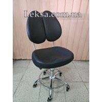СТУЛЬЧИК МАСТЕРА С ОРТОПЕДИЧЕСКОЙ СПИНКОЙ DS-888 BLACK СТУЛЬЧИК МАСТЕРА С ОРТОПЕДИЧЕСКОЙ СПИНКОЙ DS-888 BLACK