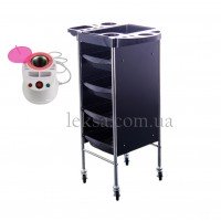 ТЕЛЕЖКА ПАРИКМАХЕРСКАЯ LS-3079H + стерилизатор ТЕЛЕЖКА ПАРИКМАХЕРСКАЯ LS-3079H + стерилизатор