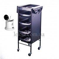ТЕЛЕЖКА ПАРИКМАХЕРСКАЯ LS-3079H + стерилизатор ТЕЛЕЖКА ПАРИКМАХЕРСКАЯ LS-3079H + стерилизатор