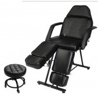 КРЕСЛО КУШЕТКА ПЕДИКЮРНОЕ LS-240 BLACK + стульчик мастера 990 КРЕСЛО КУШЕТКА ПЕДИКЮРНОЕ LS-240 BLACK + стульчик мастера 990