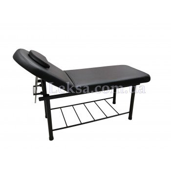 КУШЕТКА КОСМЕТОЛОГИЧЕСКАЯ LS-266A Black + стульчик мастера 591
