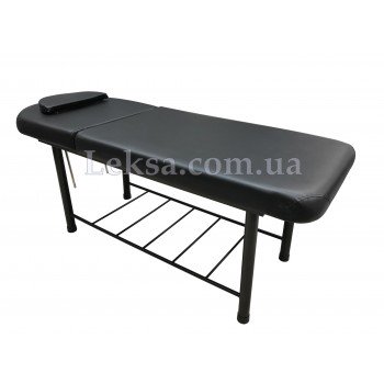 КУШЕТКА КОСМЕТОЛОГИЧЕСКАЯ LS-266A Black + стульчик мастера 591