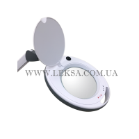 ЛАМПА-ЛУПА 6014 LED 3D З РЕГУЛЮВАННЯМ ЯСКРАВОСТІ ТЕПЛОГО І ХОЛОДНОГО СВІТЛА 1-12W 