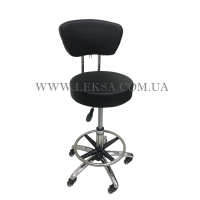 СТУЛЬЧИК МАСТЕРА СО СПИНКОЙ LS-591 Black СТУЛЬЧИК МАСТЕРА СО СПИНКОЙ LS-591 Black