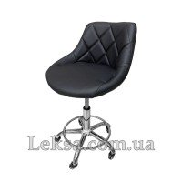 СТУЛЬЧИК МАСТЕРА СО СПИНКОЙ LS-555 Black СТУЛЬЧИК МАСТЕРА СО СПИНКОЙ LS-555 Black