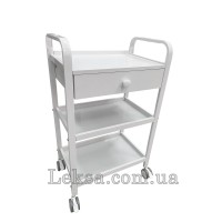 КОСМЕТОЛОГІЧНИЙ ВІЗОК MZT-099-4 з ящиком та отворами під лампу